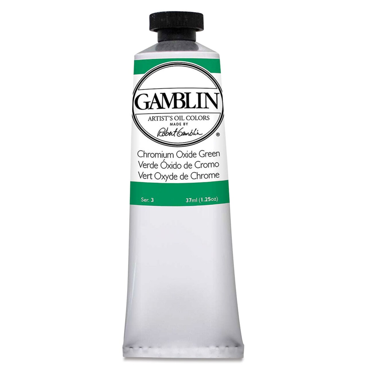 Gamblin Artist's Oil Color - Chromium Oxide Green, 37 ml tube